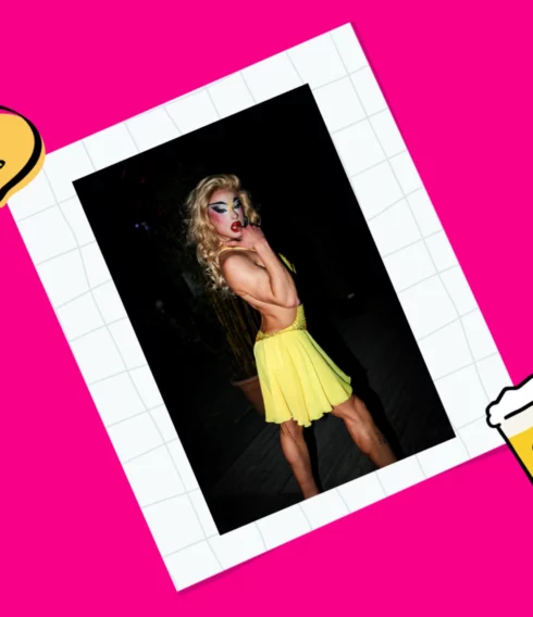 Drag-Queen des Pubquiz im Haus 73