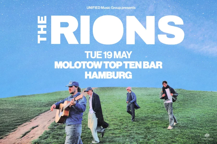 Plakat der Band "The Rions"