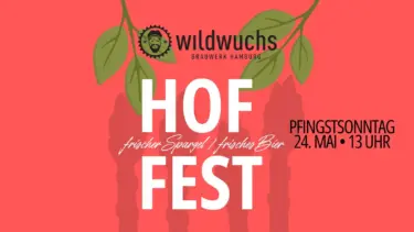 Plakat der Verantaltung Wildwuchs Brauwerk Hamburg