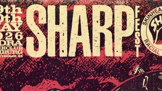 Plakat zum SHARP Fest in Indra Musikclub