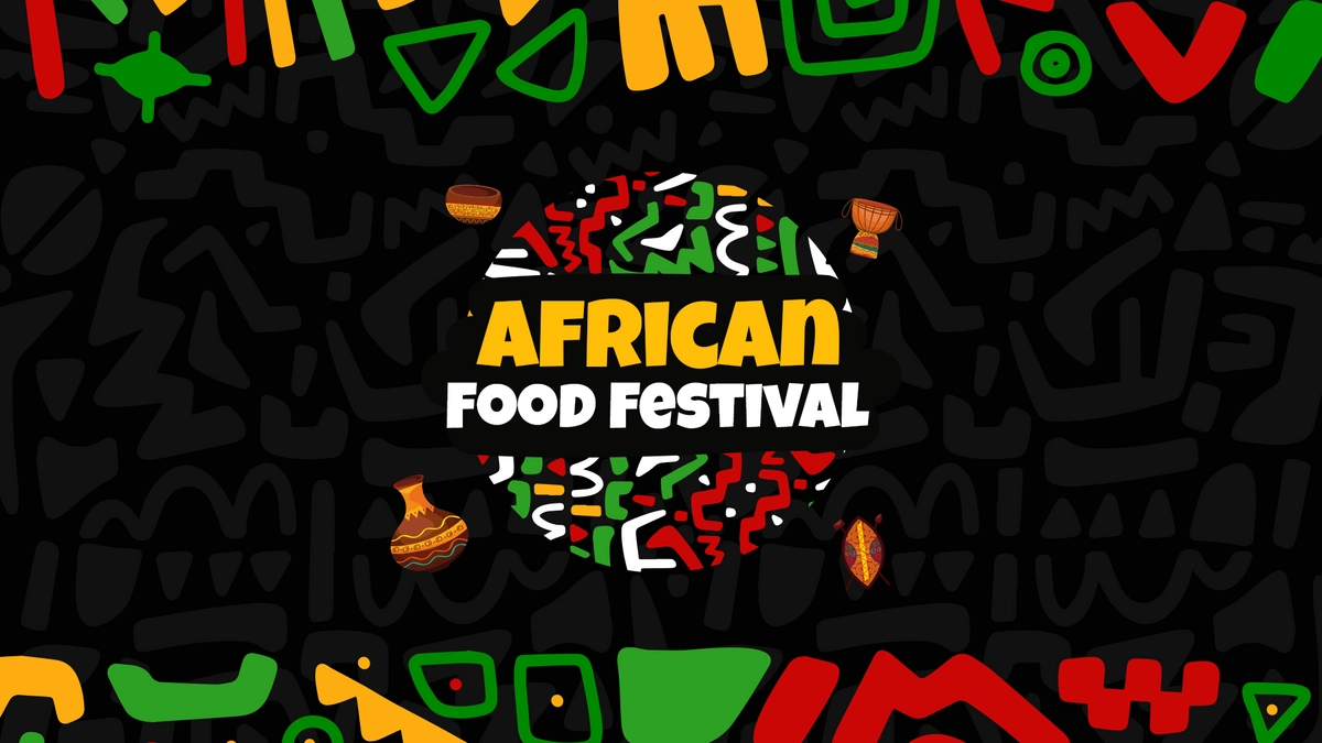 Plakat zum African Food Festival