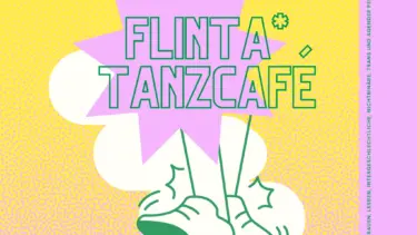 Plakat für das Flinta Tanzcafe