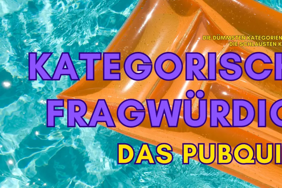 Plakat zum Pubquiz
