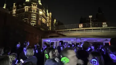 Die Kopfhörerparty auf der Elbe