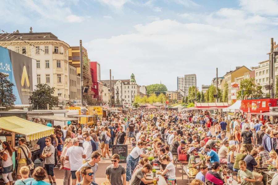 Food Truck Festival auf dem Spielbudenplatz