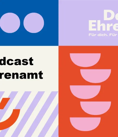 Plakat zu der Veranstaltung Live-Podcast zum Ehrenamt