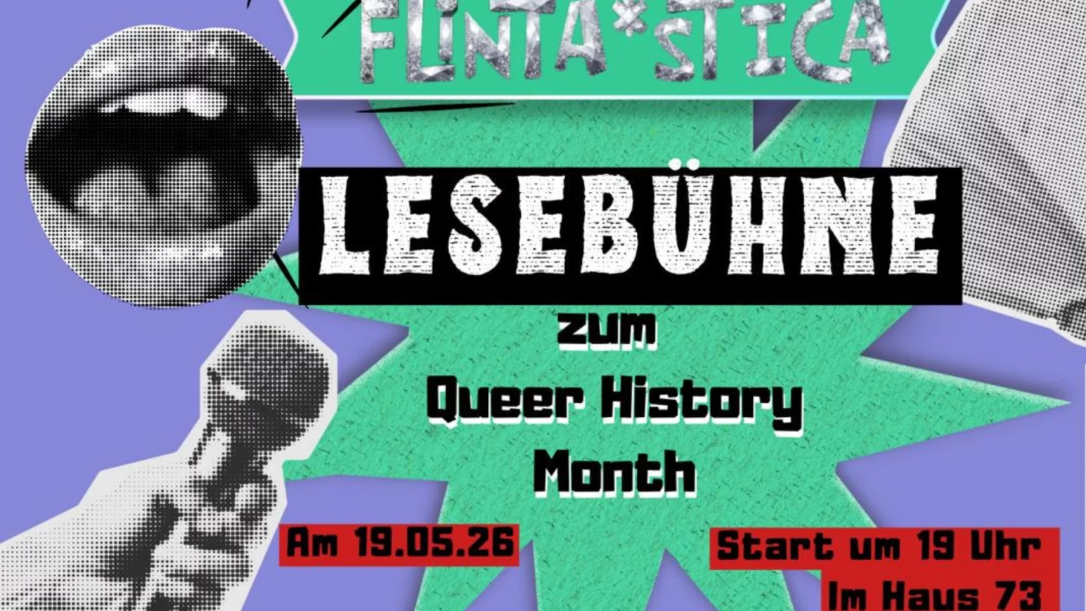Plakat zu der Veranstaltung von Flinta*stica