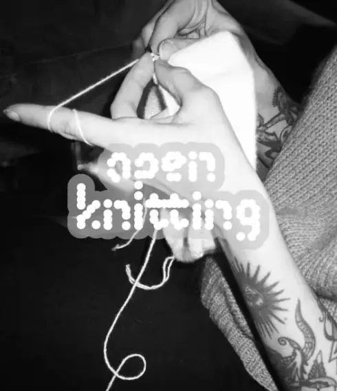 Open Knitting Plakat