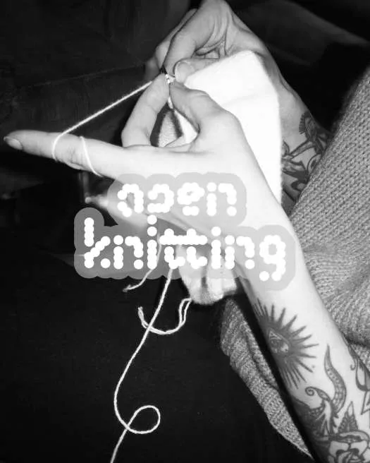 Open Knitting Plakat