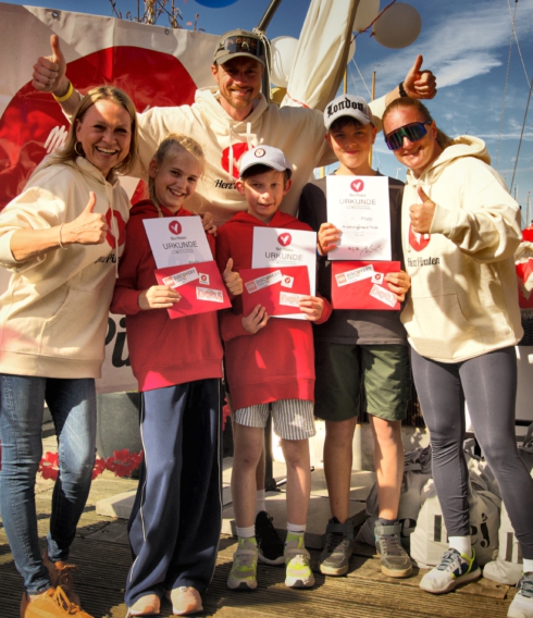 Siegerehrung der diesjährigen HerzPiraten Regatta