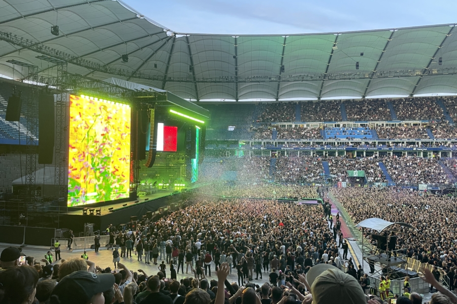 Am 1. Juni spielte die Rockband Linkin Park nach dem Comeback 2024 erneut in Hamburg im Volksparkstadion