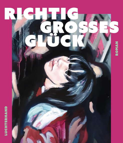 Ein Teil des Buchcovers des Romans „Richtig Grosses Glück“ von Harriet Armstrong
