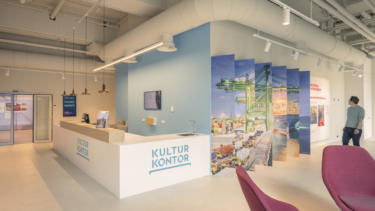 Das Foyer des neuen Kultur Kontors Hamburg