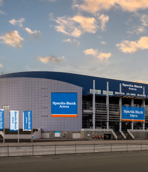 So wird das aussehen: Sparda-Bank Arena  (Foto (bearbeitet): Anschutz Entertainment Group Deutschland (AEG)) 