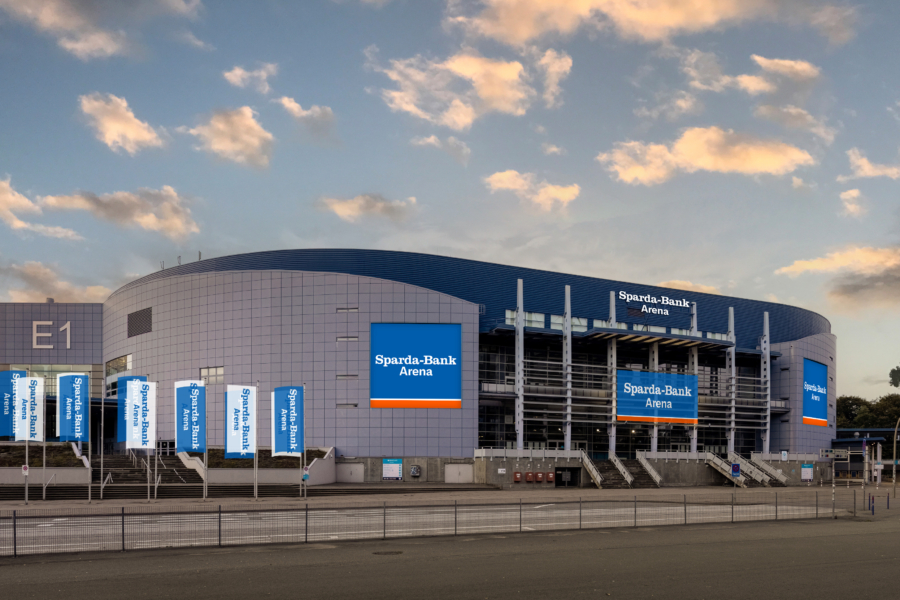 So wird das aussehen: Sparda-Bank Arena  (Foto (bearbeitet): Anschutz Entertainment Group Deutschland (AEG)) 
