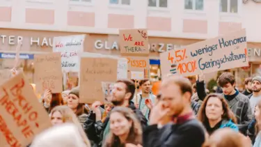 Bundesweiter Protesttag „Psychotherapie retten“ in Hamburg