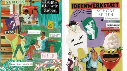 Scrapbooking und Collage-Workshop in der Bücherhalle Jenfelder Au