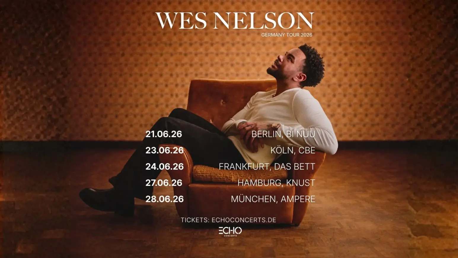 WES NELSON live im Knust Hamburg