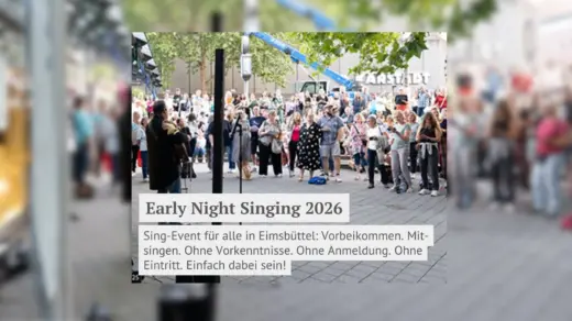 Early Night Singing 2026 auf dem Fanny-Mendelssohn-Platz