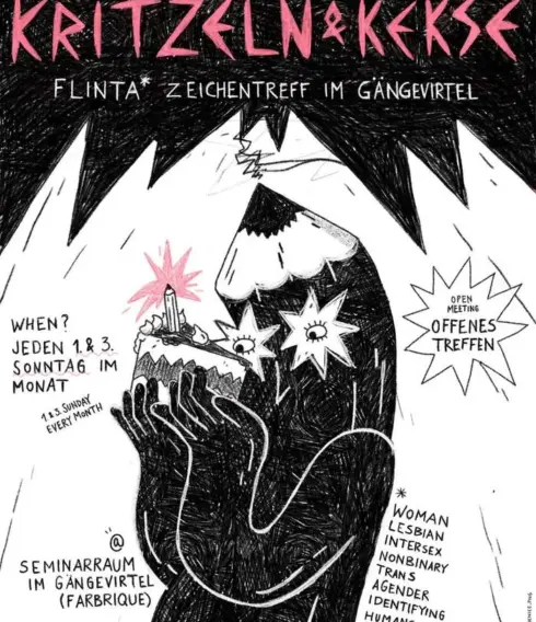 Kritzeln und Kekse: FLINTA* Comic Treffen in Gängeviertel