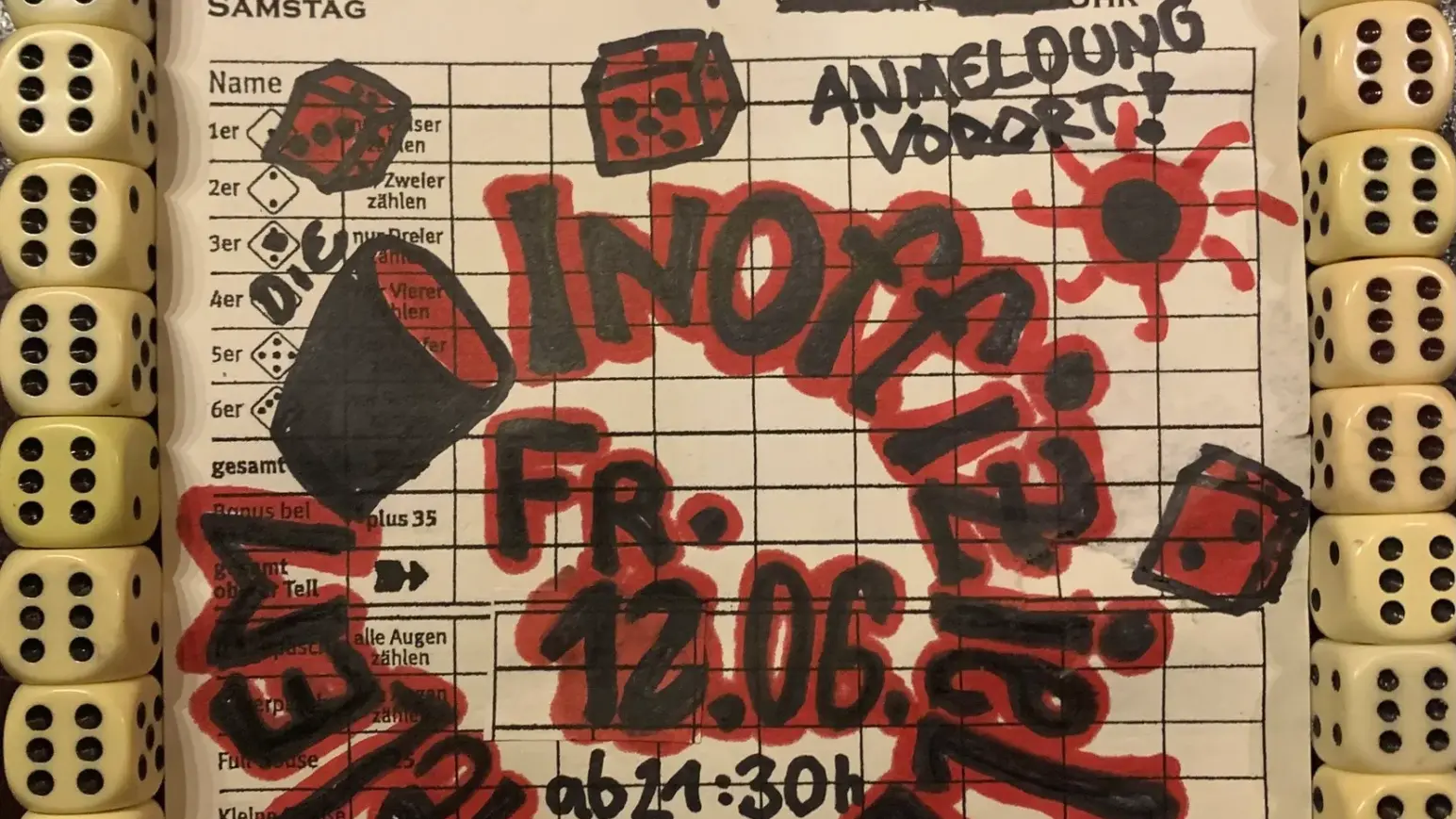 Inoffizielle KNIFFEL EM 2026 in KOMET St.Pauli