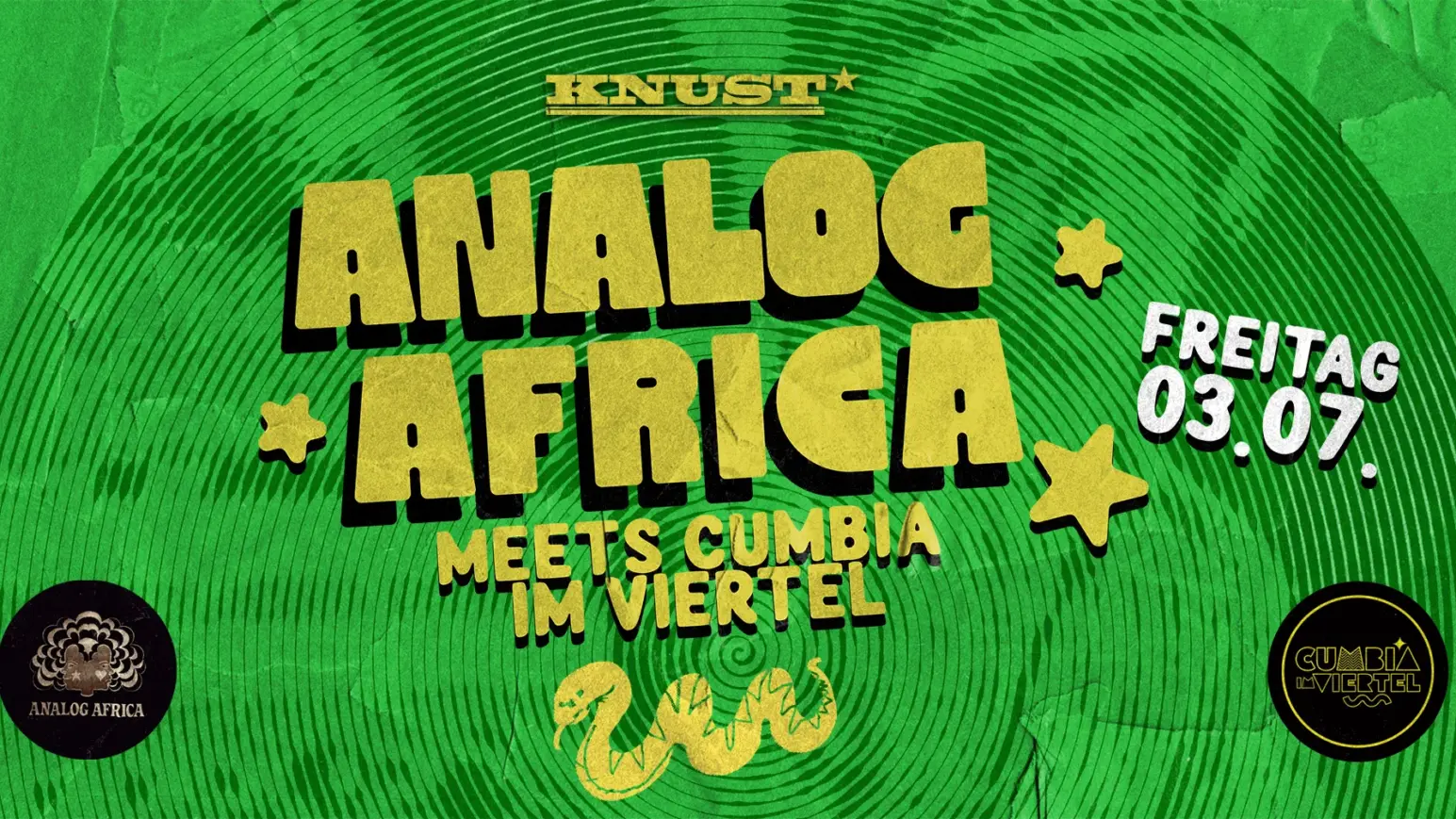Analog Africa Meets Cumbia im Viertel im Knust