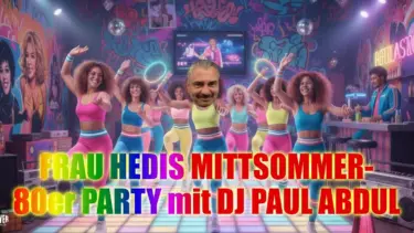 HEDIS MITTSOMMER – 80er PARTY mit DJ PAUL ABDUL