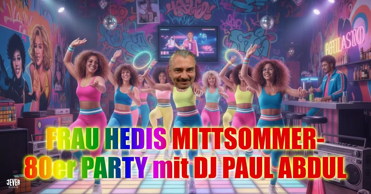HEDIS MITTSOMMER – 80er PARTY mit DJ PAUL ABDUL