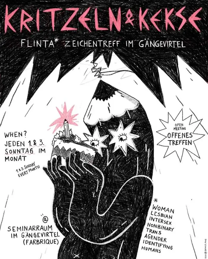 FLINTA* Comic‑Zeichen‑Treff in der Fabrique im Gängeviertel