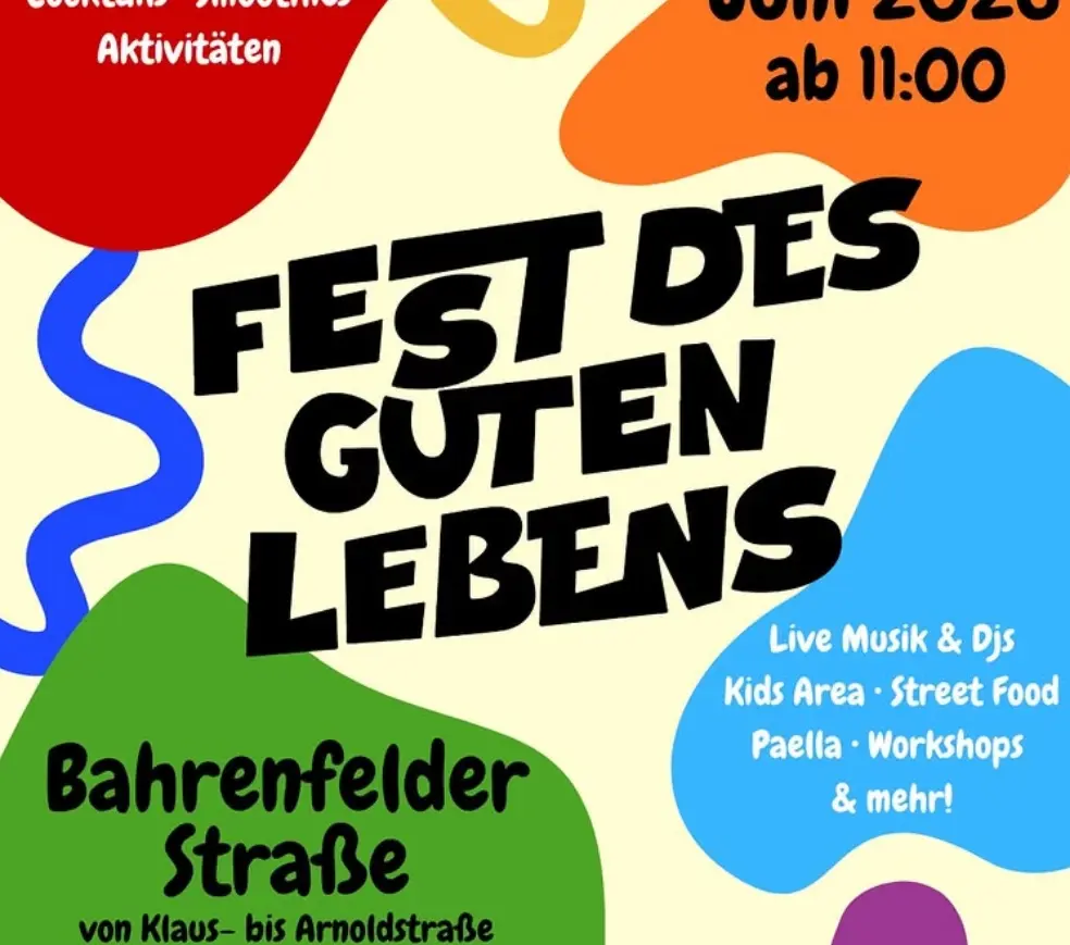 Fest des guten Lebens in der Bahrenfelder Straße