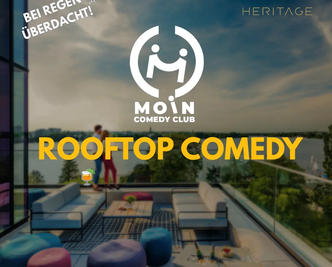 Rooftop Comedy in der HERITAGE Rooftop Bar