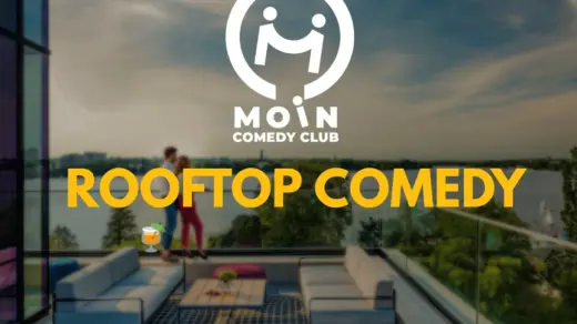 Rooftop Comedy in der HERITAGE Rooftop Bar
