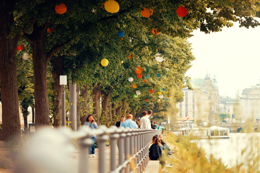 Die Hamburger Innenstadt verwandelt sich wieder in eine blühende Oase. Vom 7. Juli bis zum 18. August blüht es an vielen Ecken der Stadt auf