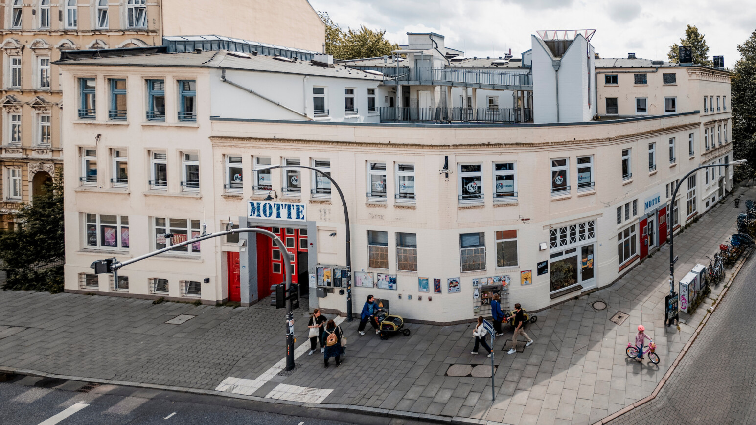 Die Motte aus der Vogelperspektive