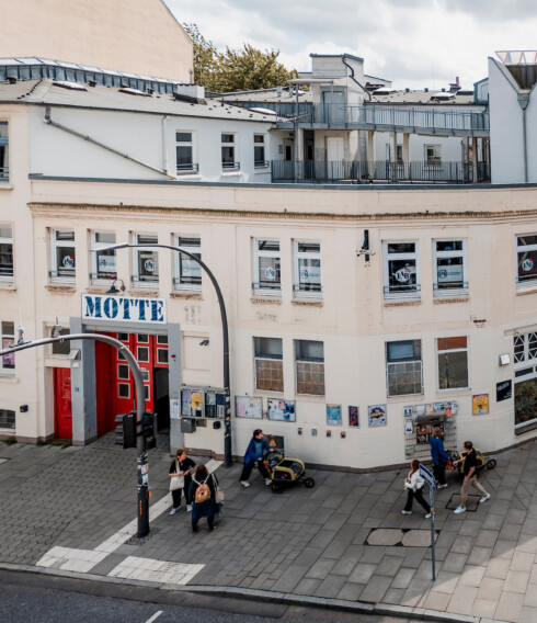 Die Motte aus der Vogelperspektive