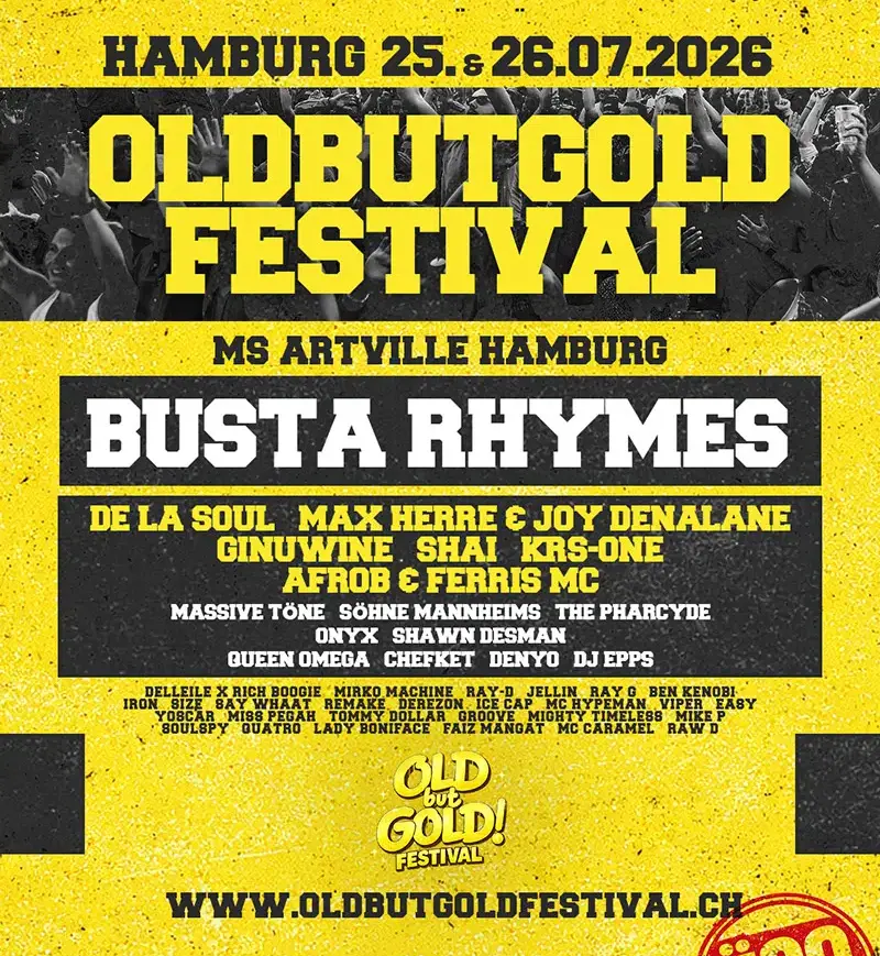 Old but Gold Ü30 Hip Hop Festival in Hamburg