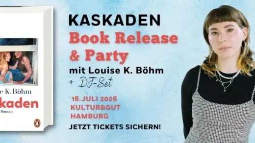 Kaskaden Book Release mit Louise K. Böhm im Kultur&Gut