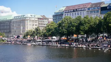 CSD-Straßenfest an der Binnenalster