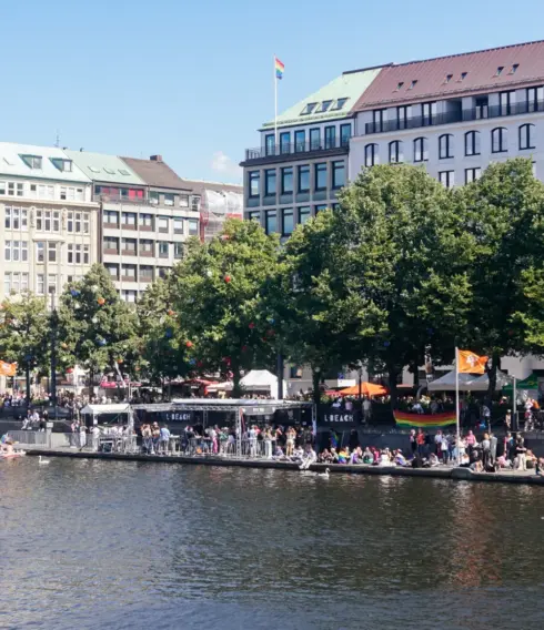 CSD-Straßenfest an der Binnenalster