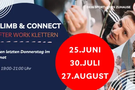 Climb & Connect im HT16 Kletterzentrum