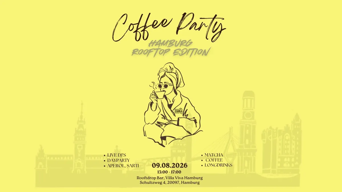 Coffee Party in der Villa Viva Rooftop Bar