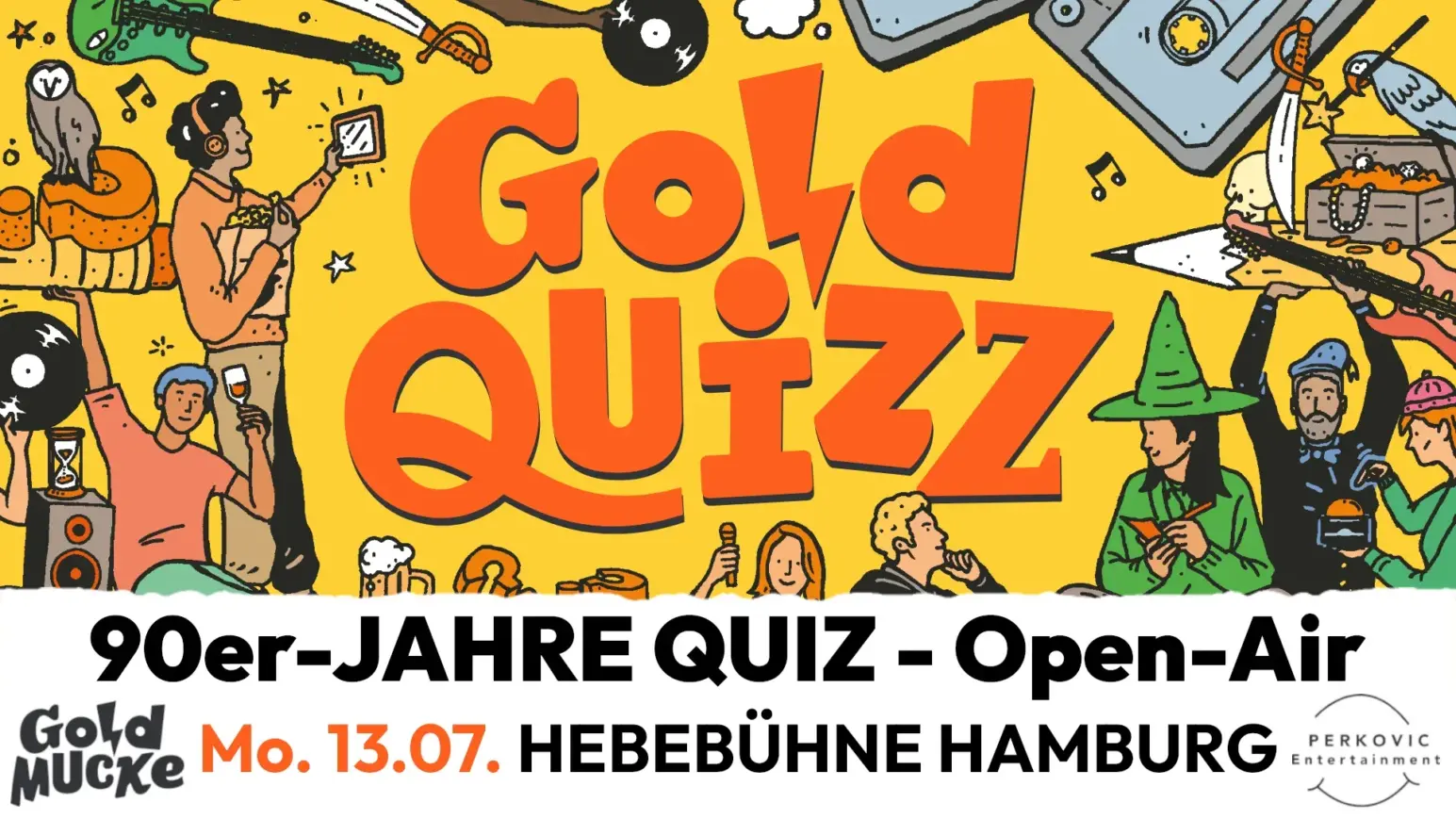 90er-Jahre-Quiz in der Hebebühne Hamburg