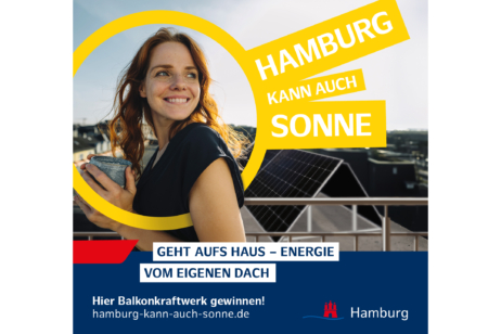 Sonnentage in Hamburg laden nicht nur zum Genießen ein, sondern auch zur Stromerzeugung. 