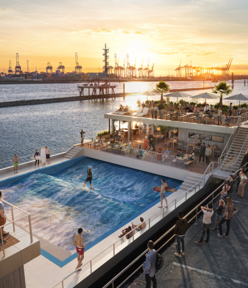 Mit Blick auf den Hafen surfen: schon bald keine Zukunftsmusik mehr