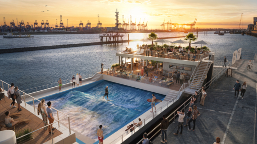 Mit Blick auf den Hafen surfen: schon bald keine Zukunftsmusik mehr