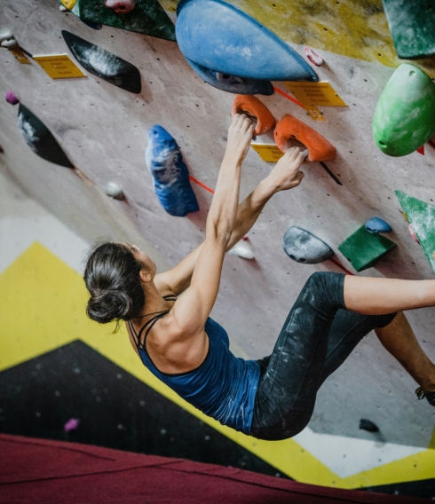 Hoch hinaus in Hamburgs Boulderhallen