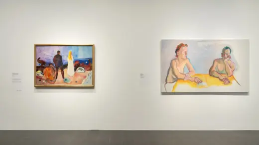 Maria Lassnig und Edvard Munch in der Hamburger Kunsthalle