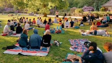 Wortwirbel im Lesecafé im Stadtpark