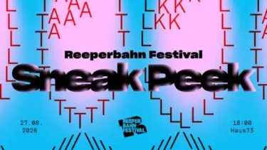 Reeperbahn Festival Sneak Peek im Haus 73