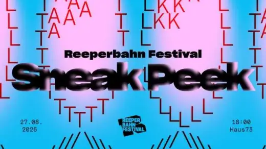 Reeperbahn Festival Sneak Peek im Haus 73